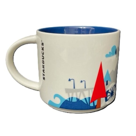 Virginia Starbucks You Are Here Collection Coffee Mug 14oz 2013 Red White Blue - Picture 3 of 6